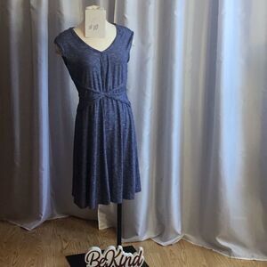 Elegant Blue Women's Dress